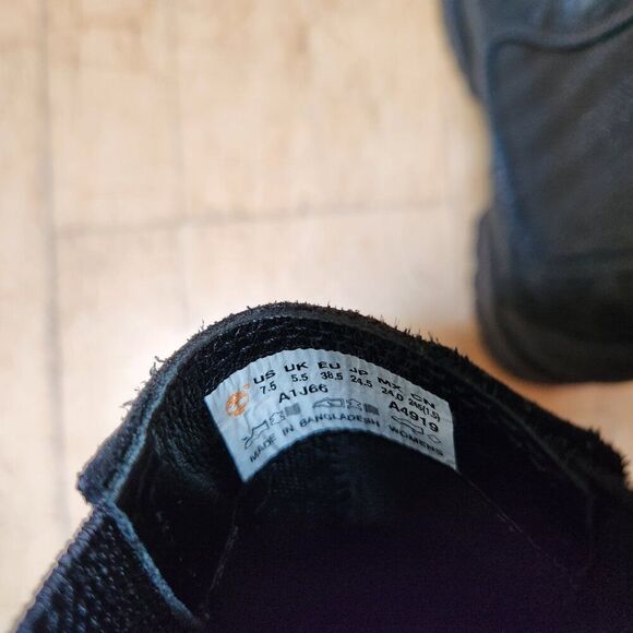 Timberland black leather boots / 8 - Picture 7 of 7